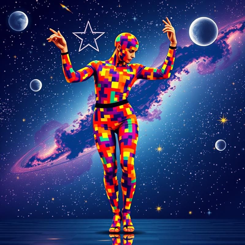 pixel art style AI art