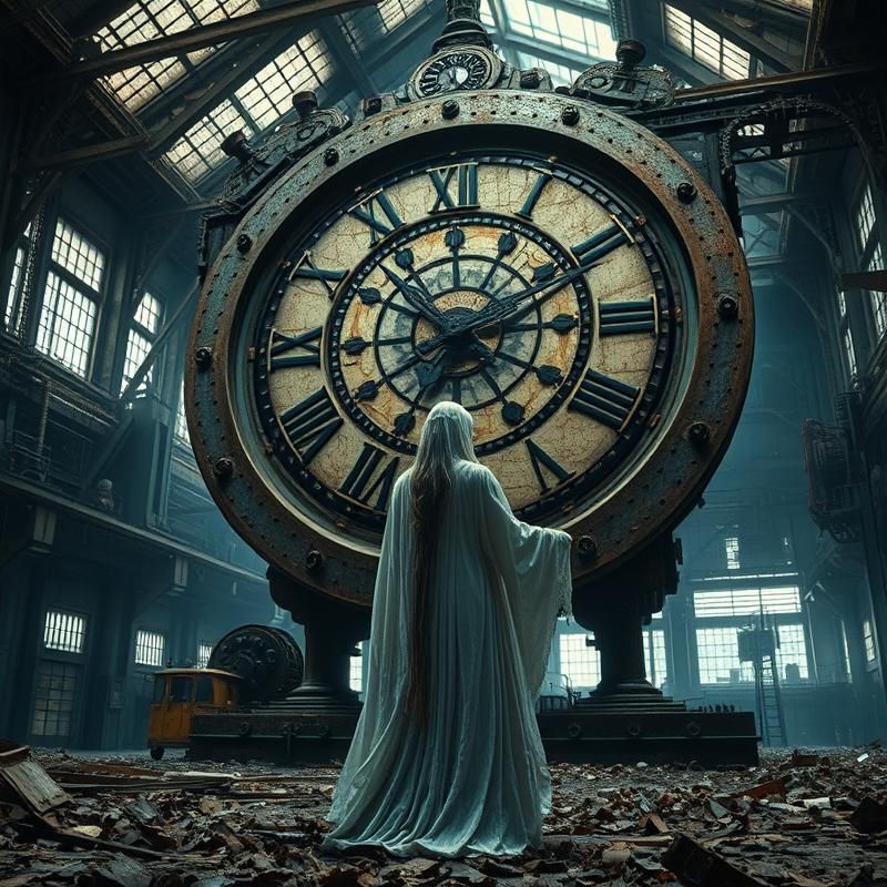 industrial style AI art