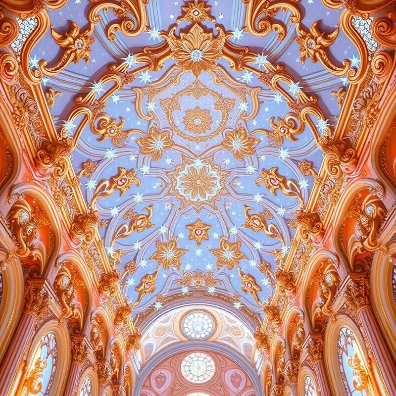 rococo style AI art