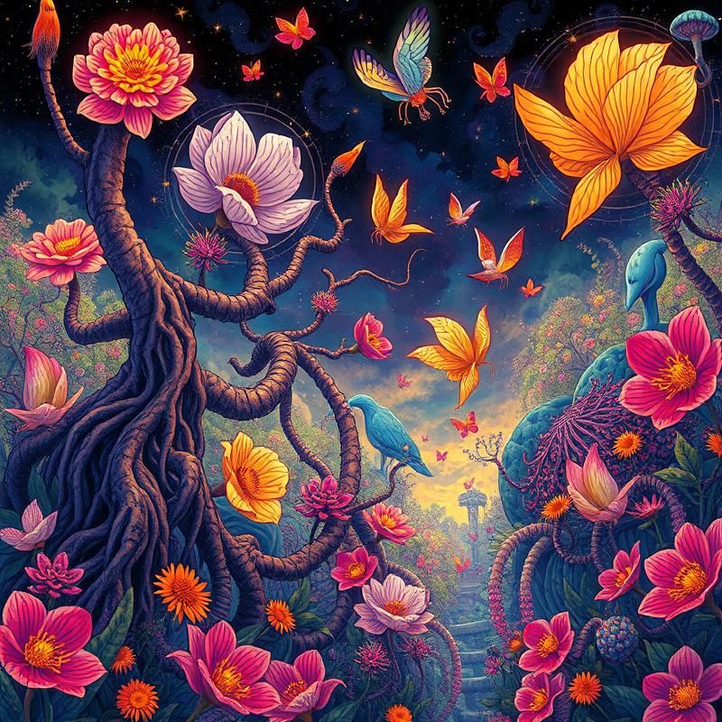 lowbrow art style AI art