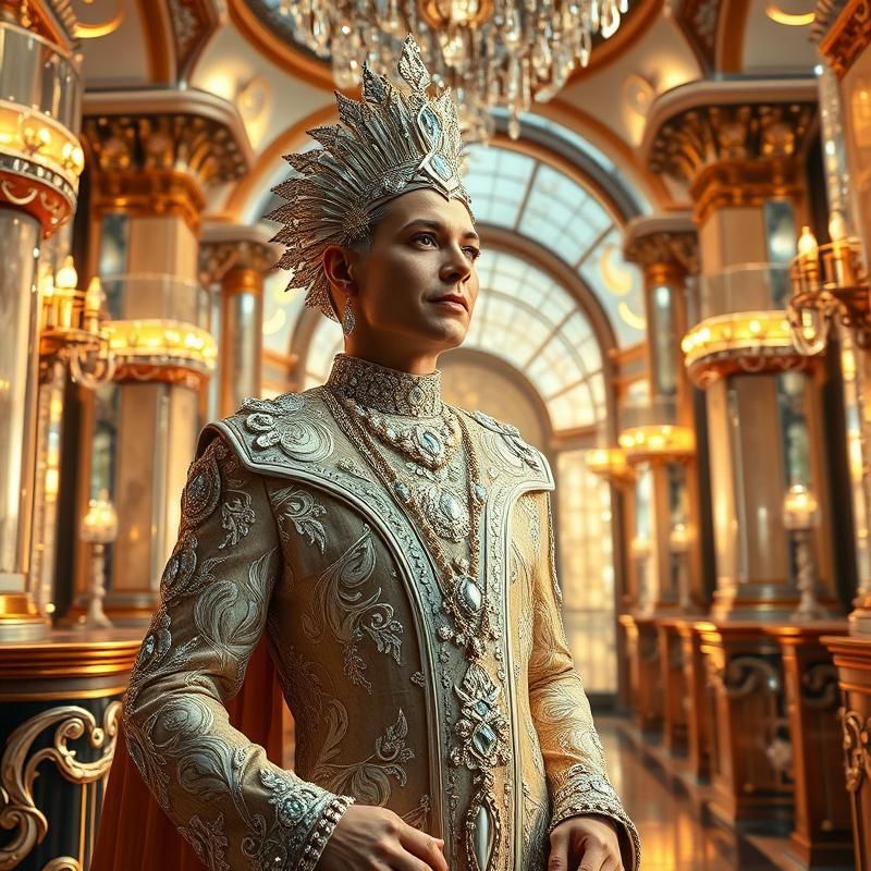 art deco style AI art