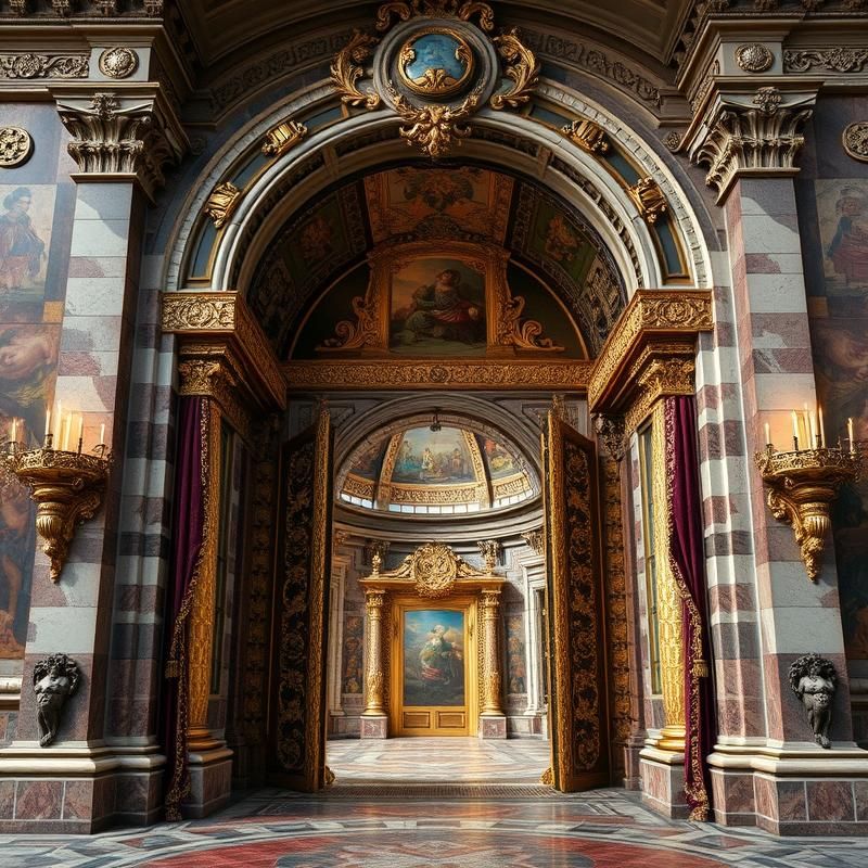 maximalist style AI art