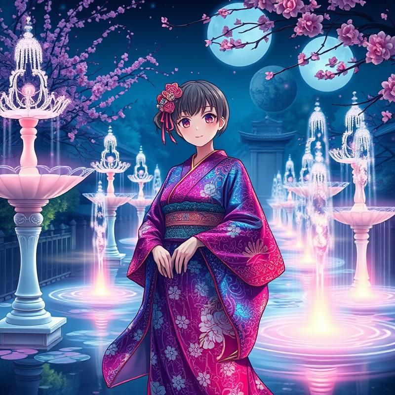 anime style AI art