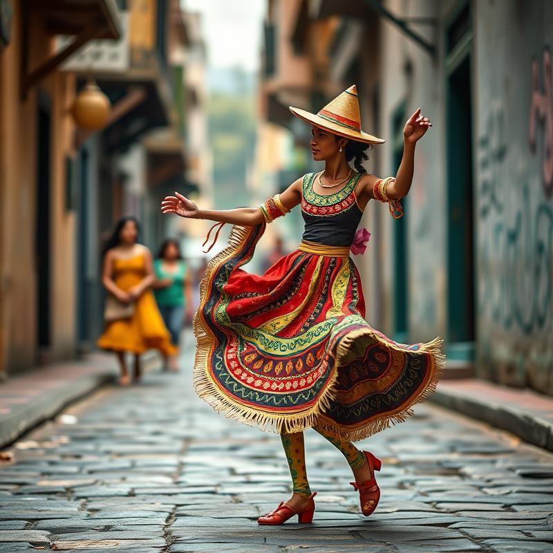 folk art style AI art