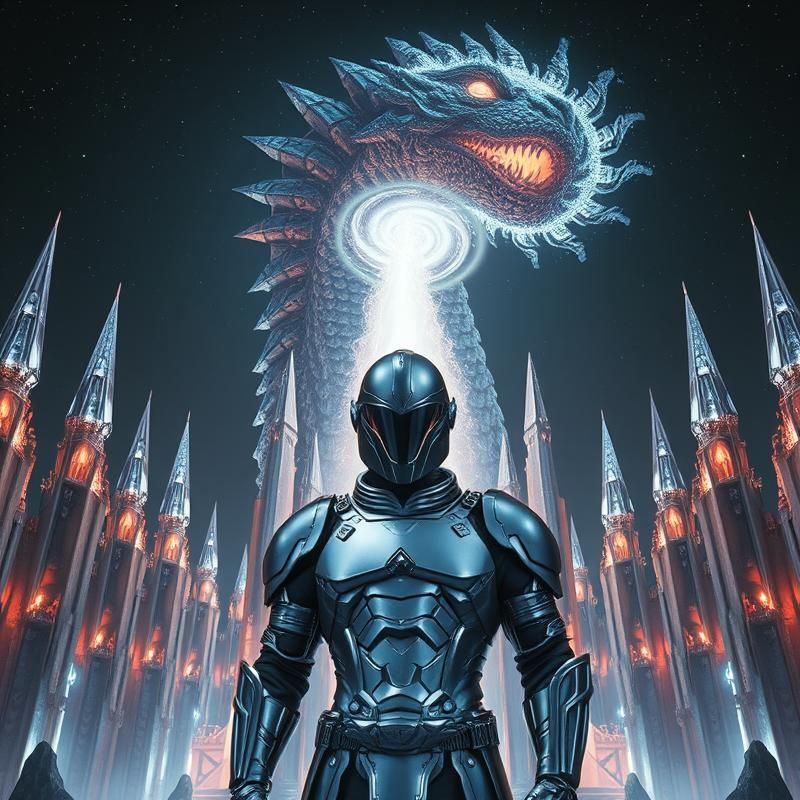 sci-fi art style AI art