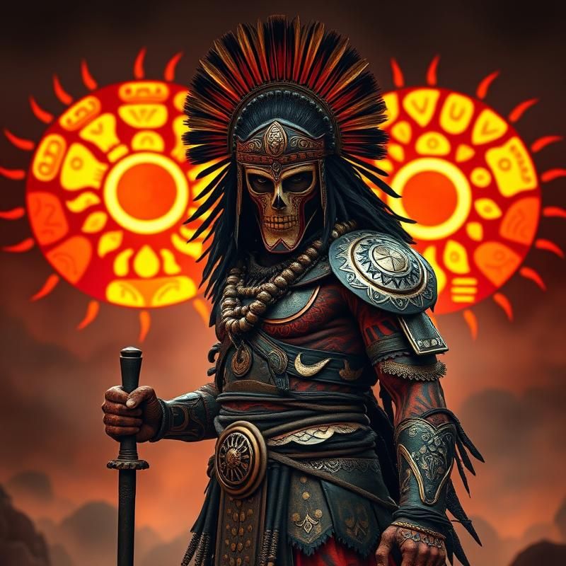 tribal style AI art