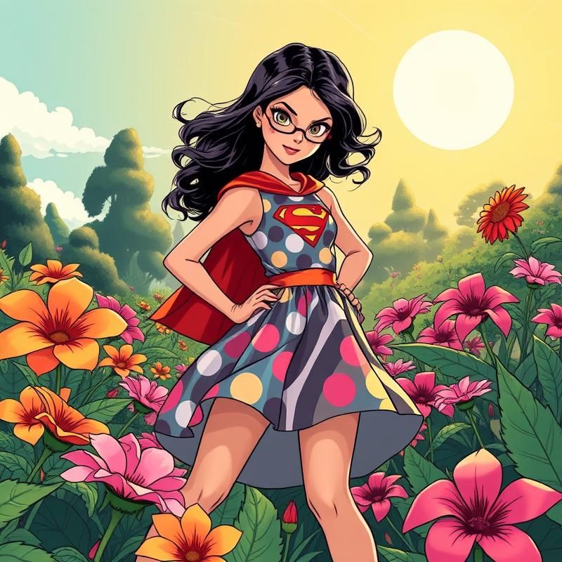 comic book style AI art