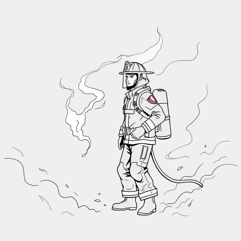 line art style AI art