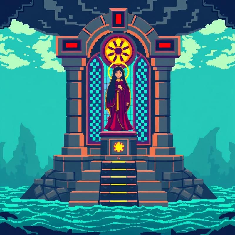 pixel art style AI art