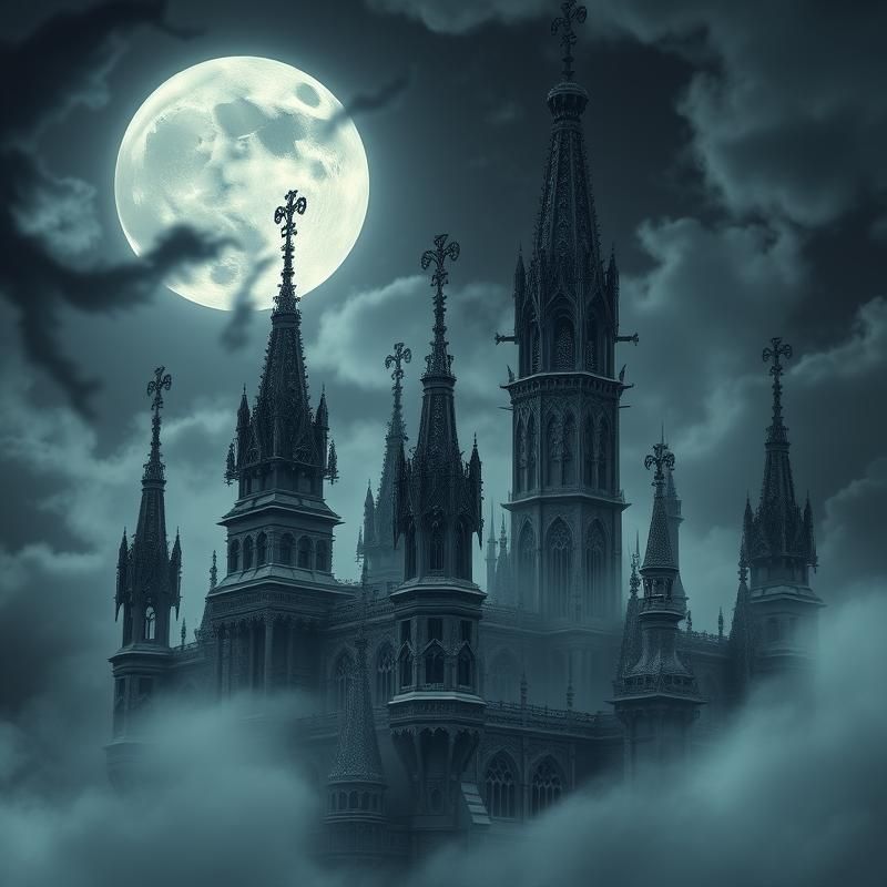 gothic style AI art