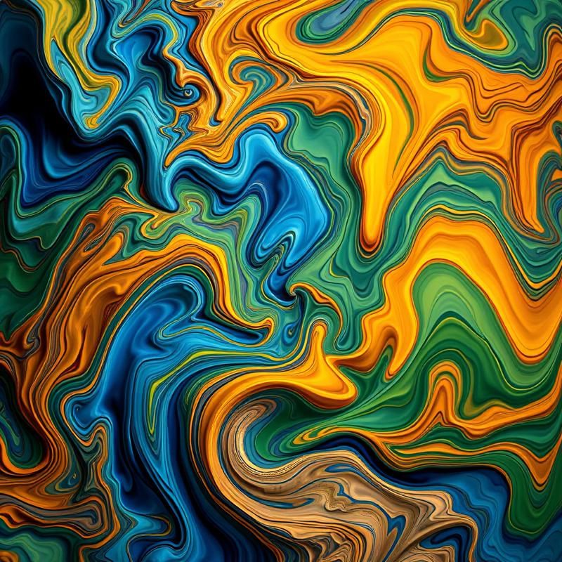 abstract style AI art