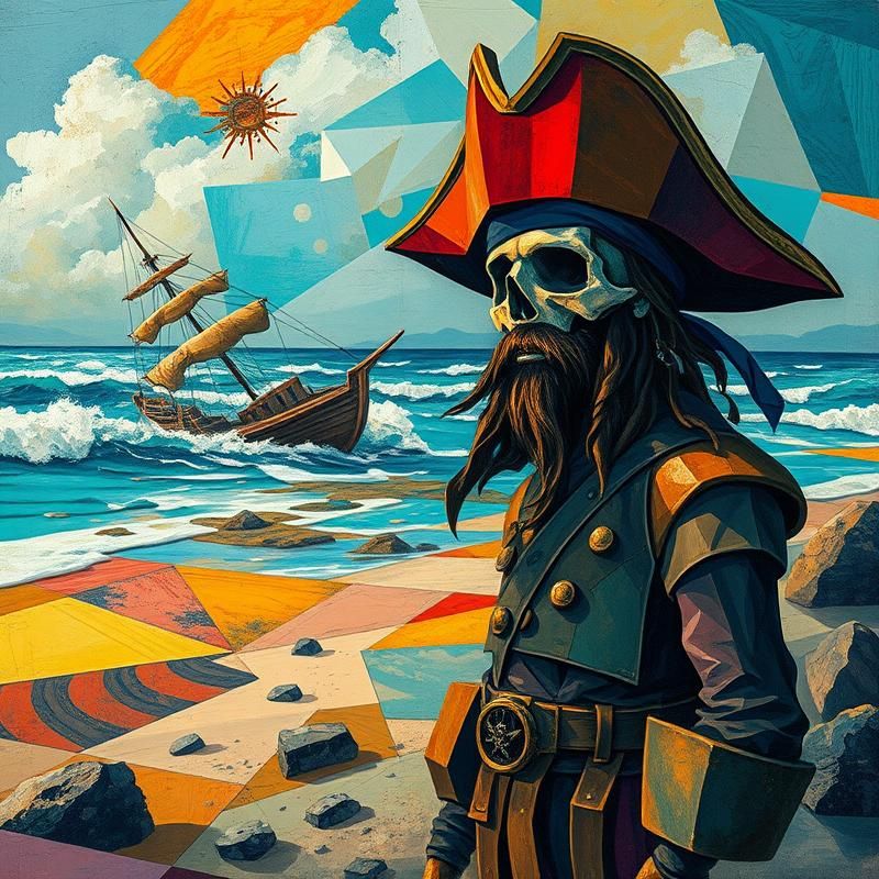 modernist style AI art
