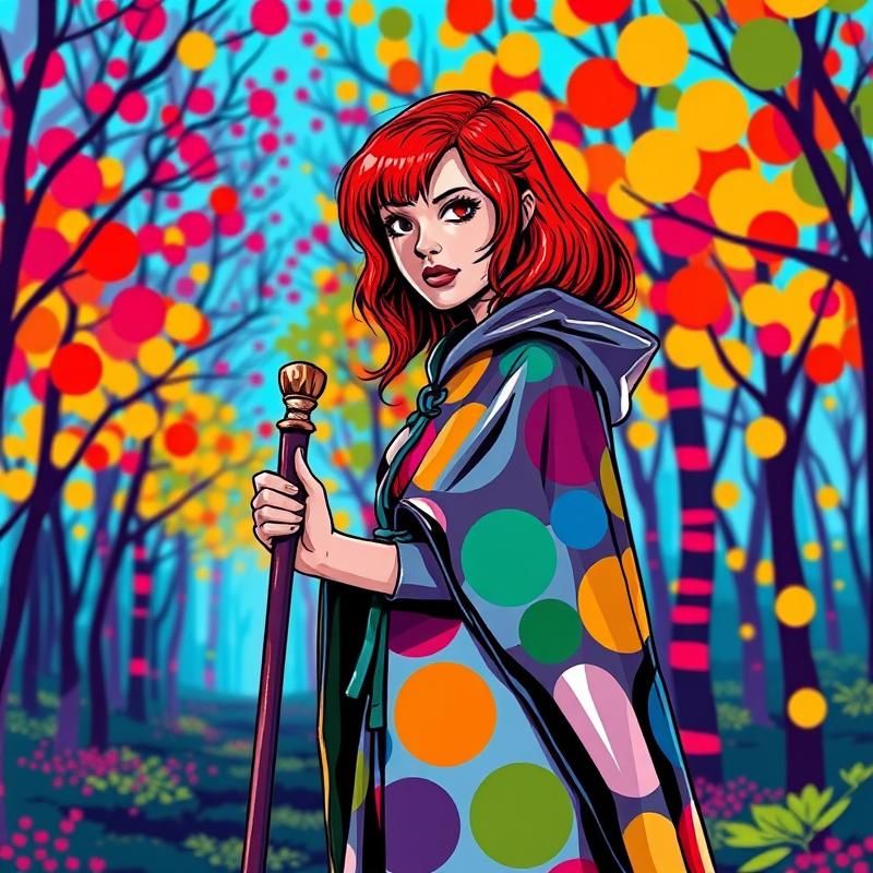 pop art style AI art