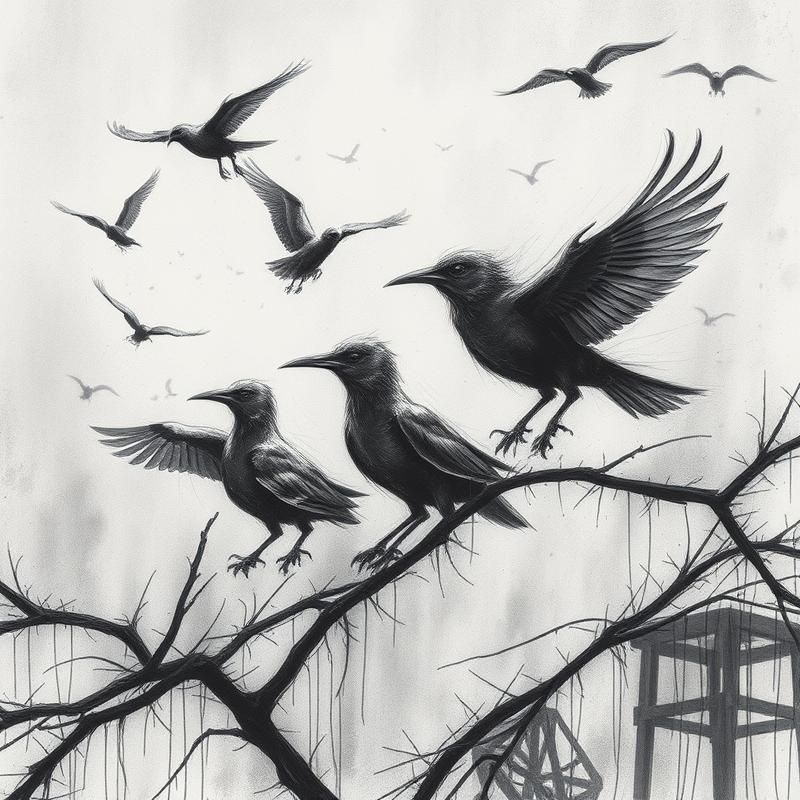 charcoal drawing style AI art