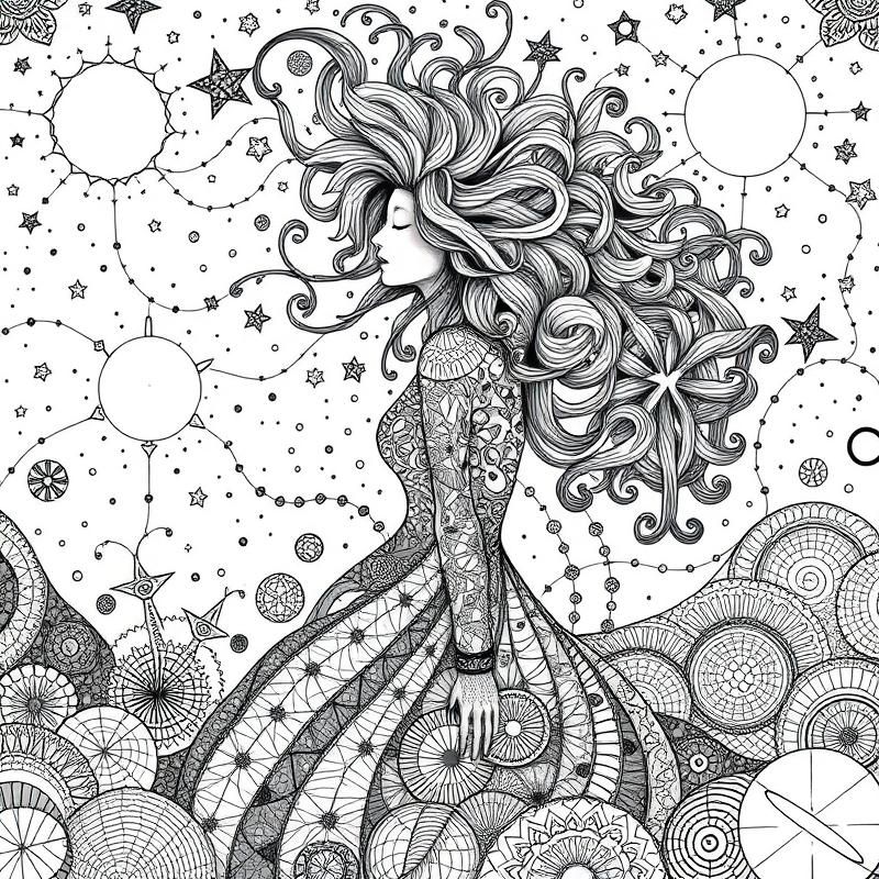 zentangle style AI art