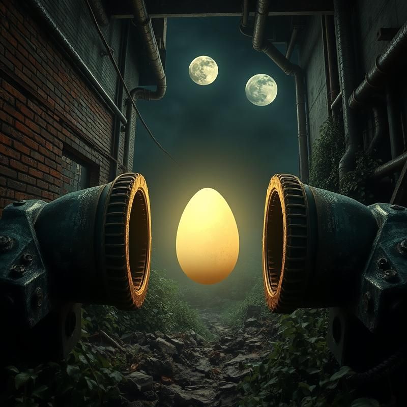 industrial style AI art
