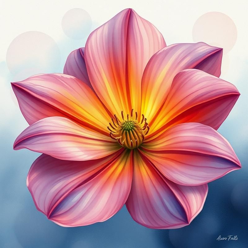 watercolor style AI art