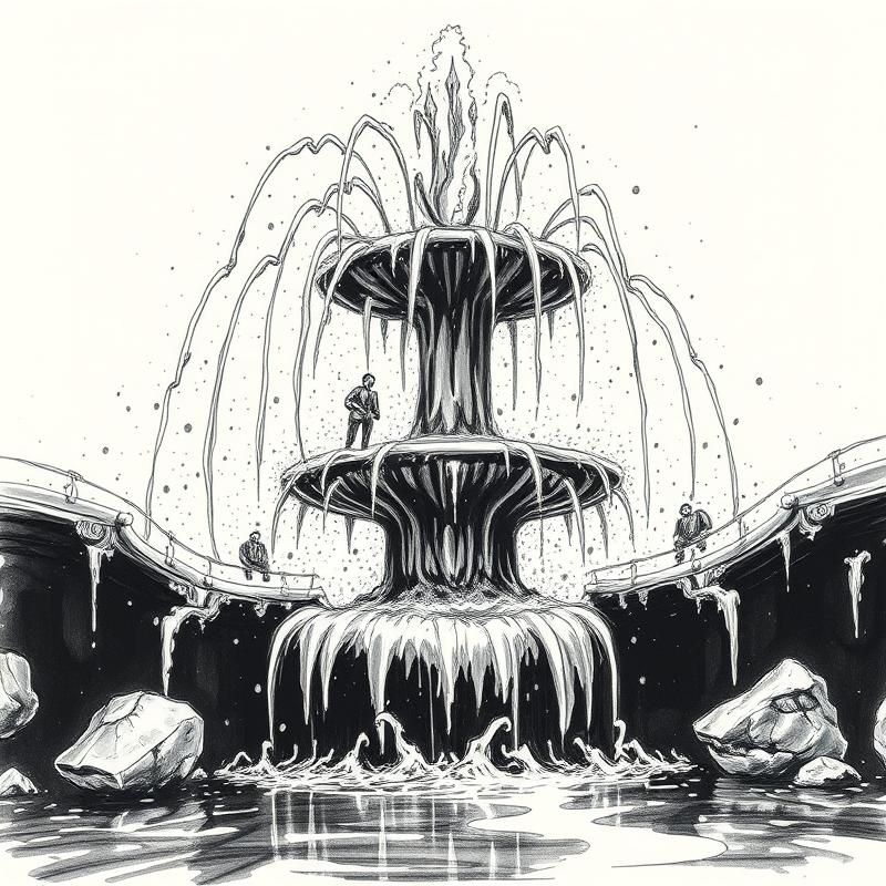 ink drawing style AI art