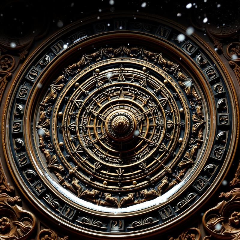 sacred geometry style AI art