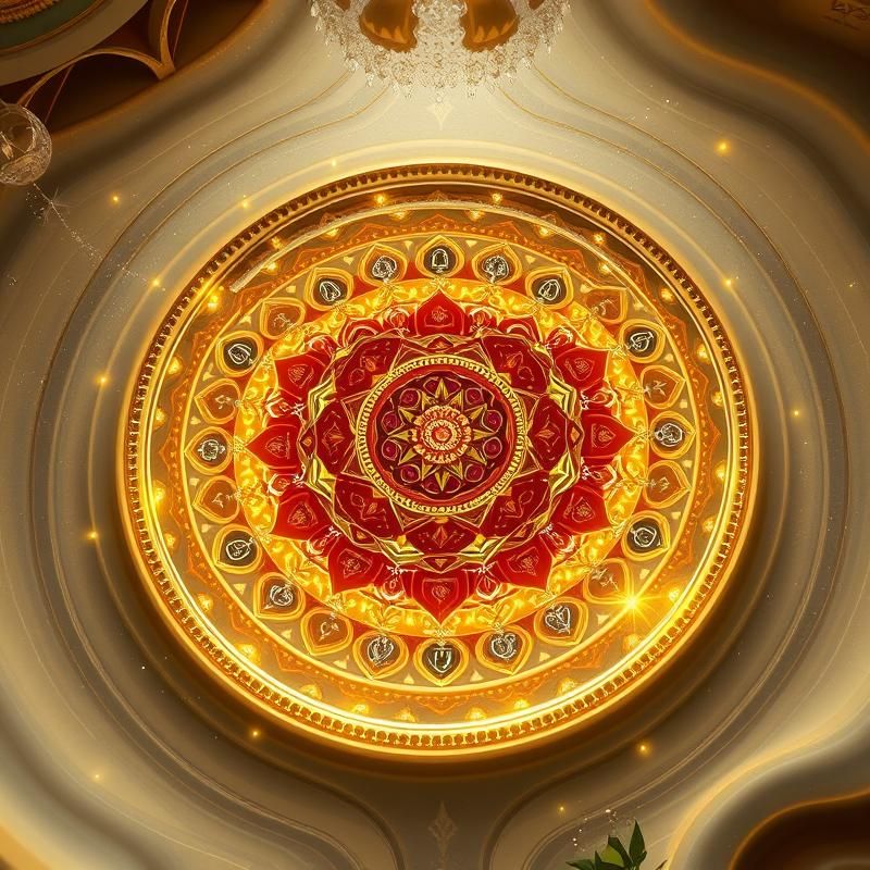 mandala style AI art