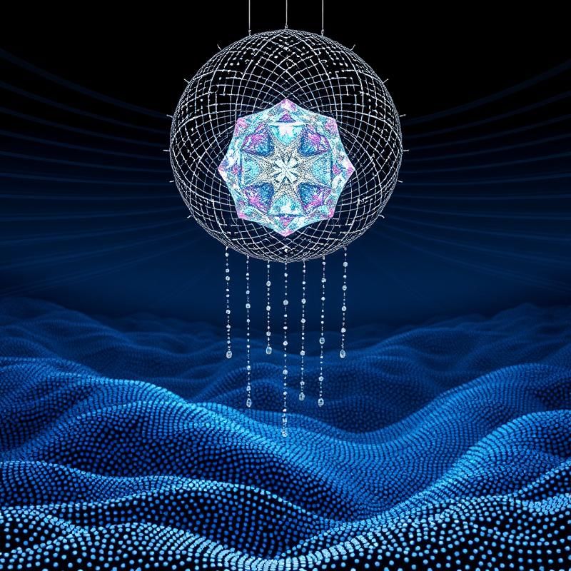 dot work style AI art
