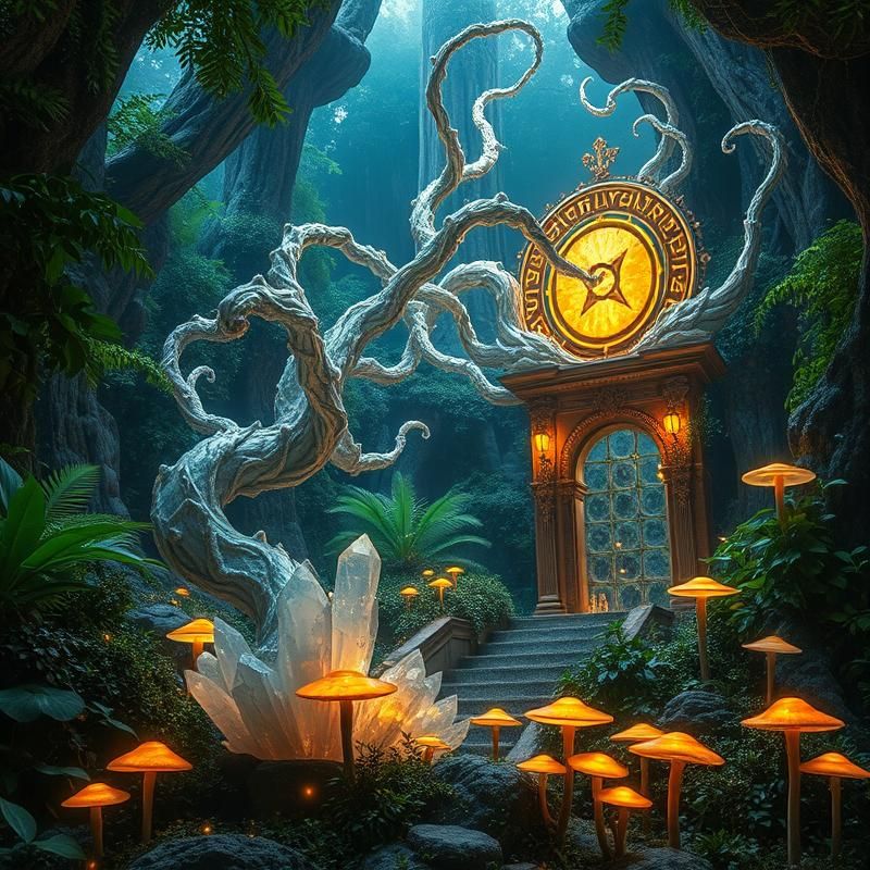organic style AI art