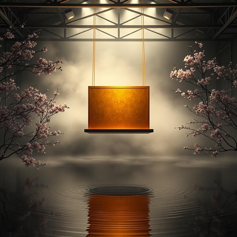 installation art style AI art