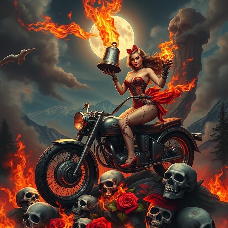 lowbrow art style AI art