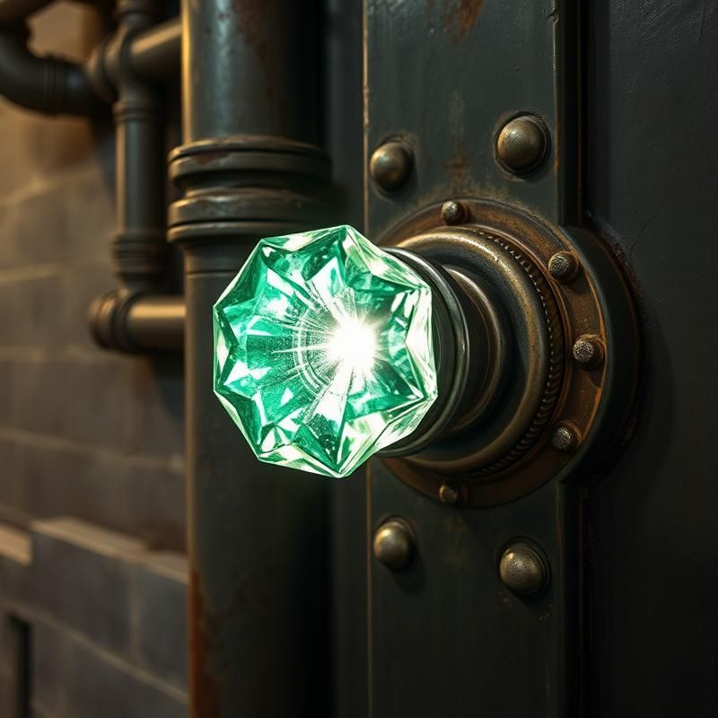 industrial style AI art