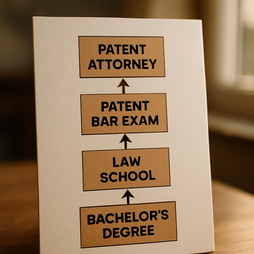 Схема образовательного пути для патентного поверенного