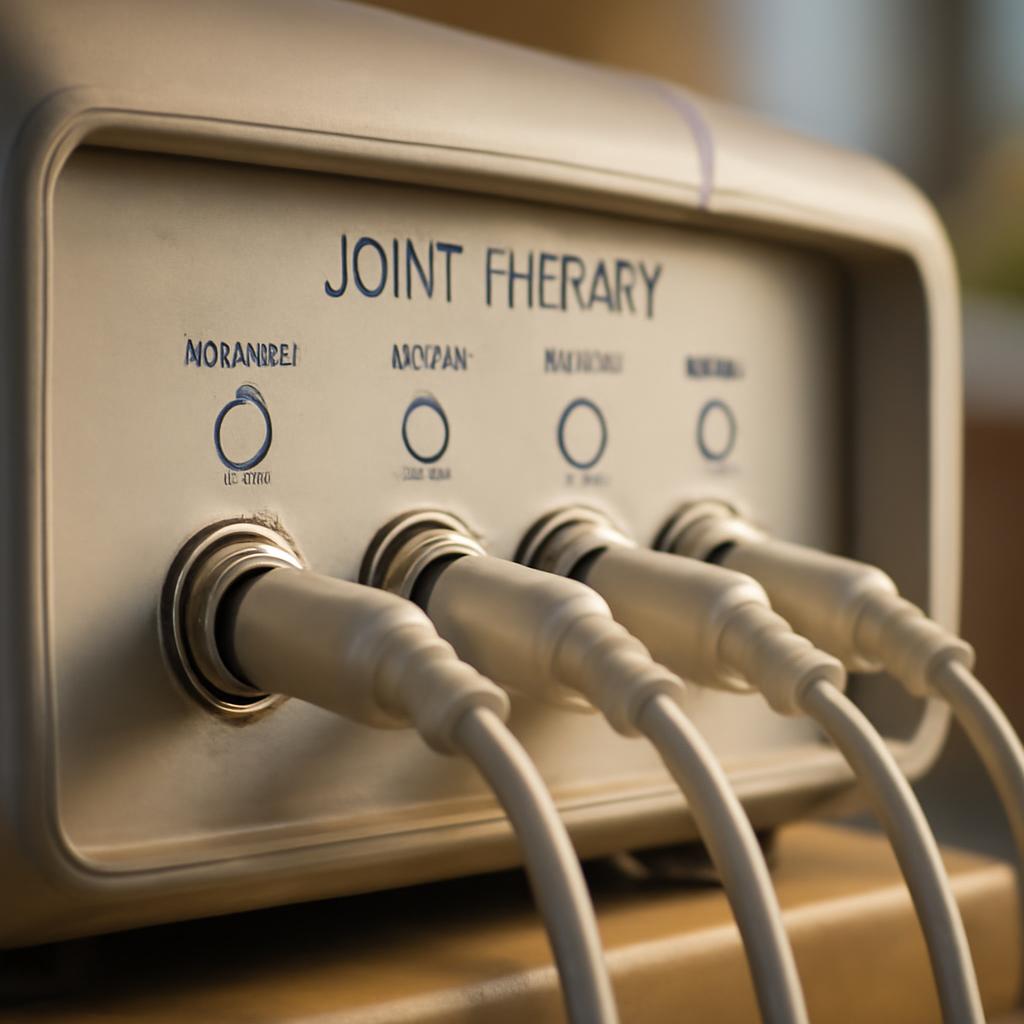 Схема разъёмов и шлейфов в медицинском аппарате для терапии суставов