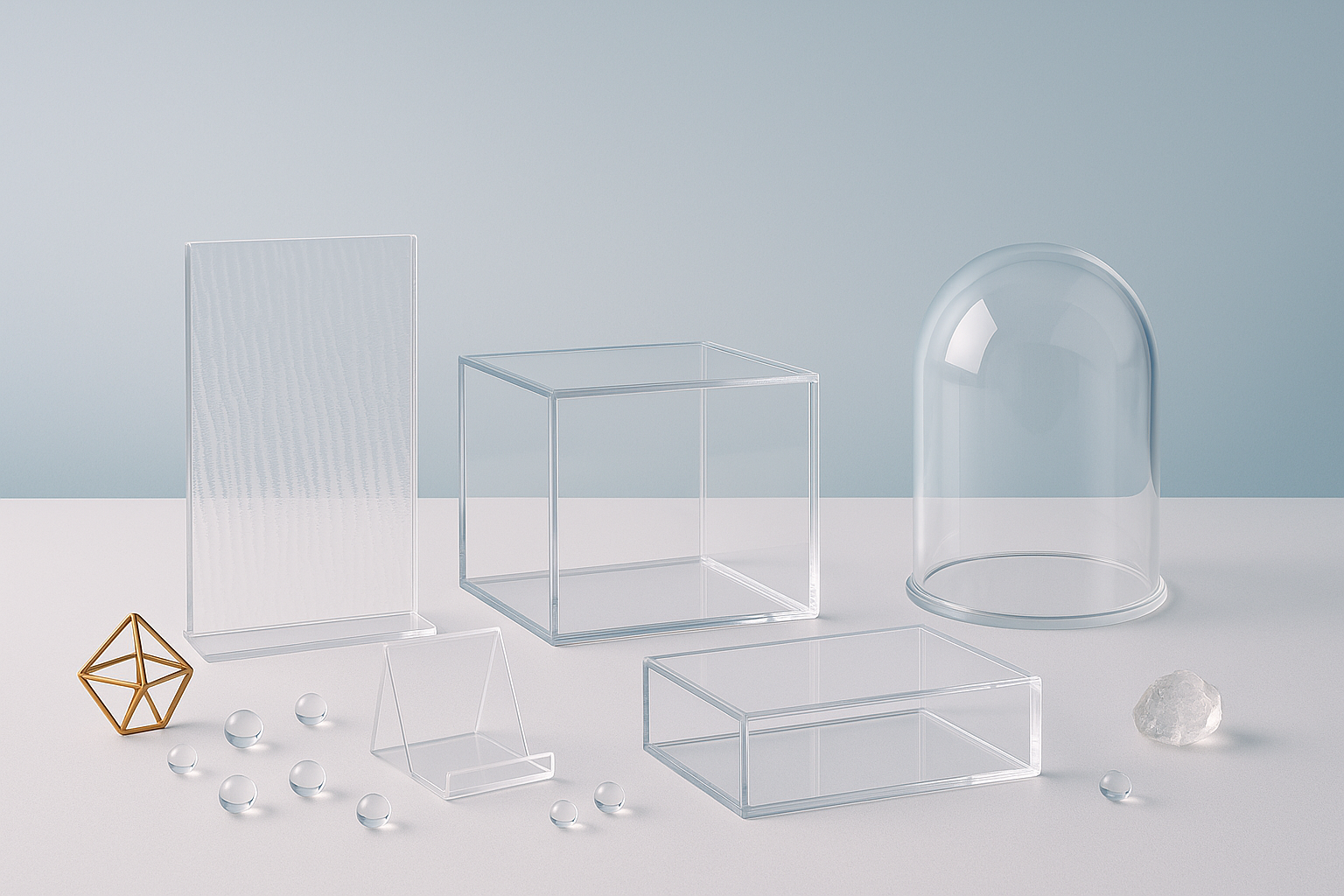 витрина из оргстекла