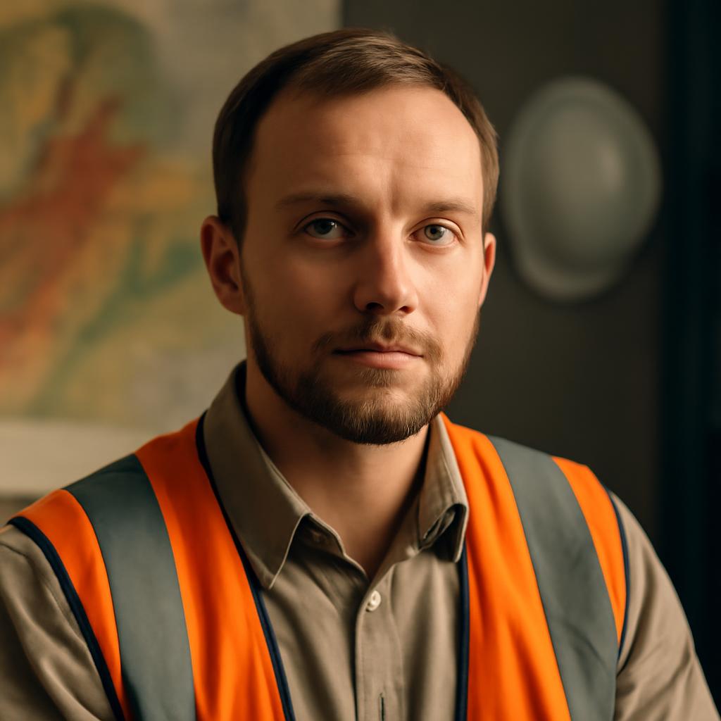 Дмитрий Козлов — портрет инженера-геотехника в профессиональной обстановке