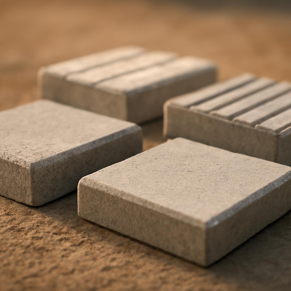 Различные типы дорожных плит для разных нагрузок