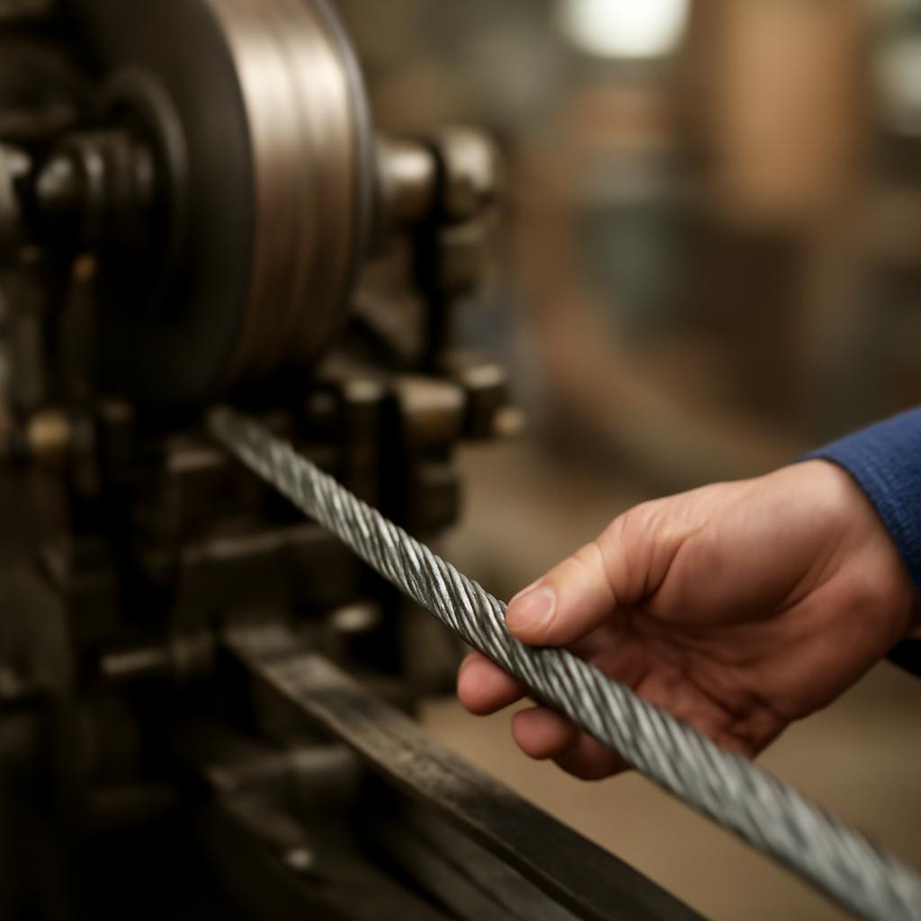 Процесс производства литцендрата ЛЭП на фабрике