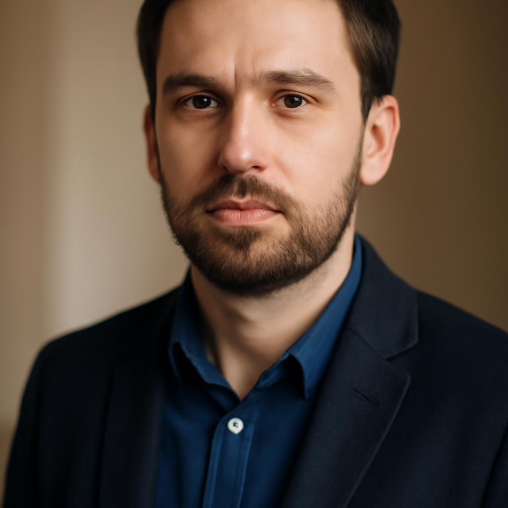 Дмитрий Козлов — портрет эксперта по игровым модификациям, фото в студийном стиле с акцентом на профессиональный вид