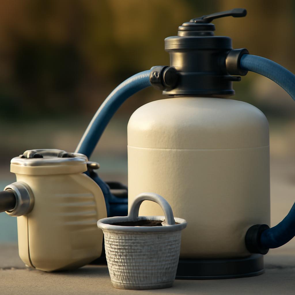 Компоненты комбинированной системы очистки бассейна