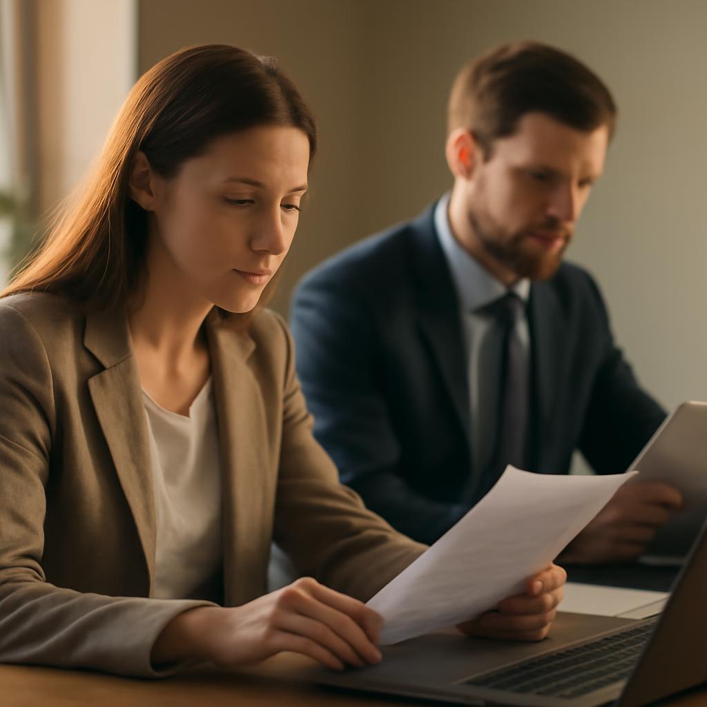 Специалисты патентного бюро в Москве за работой