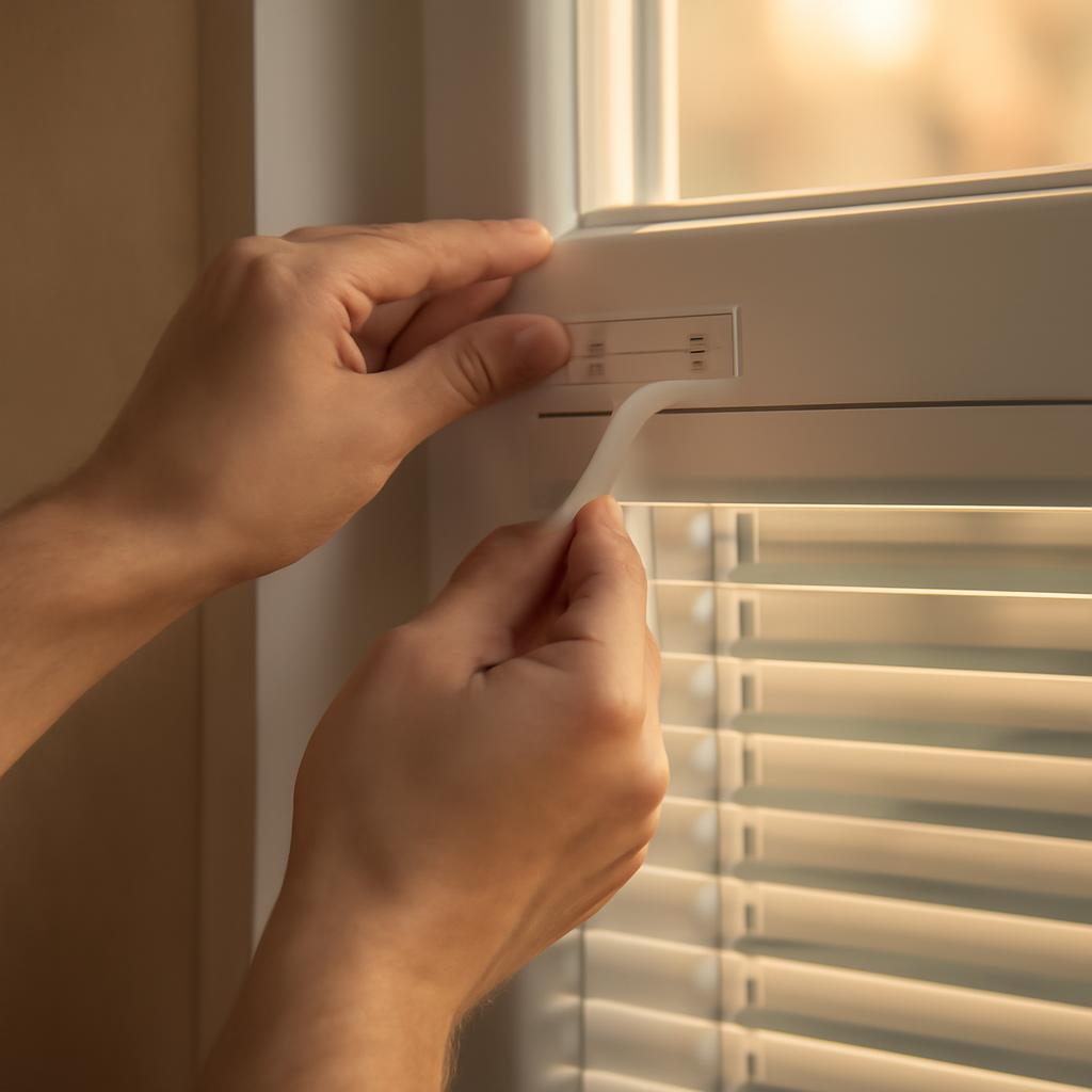 Подготовка пластикового окна к установке жалюзи