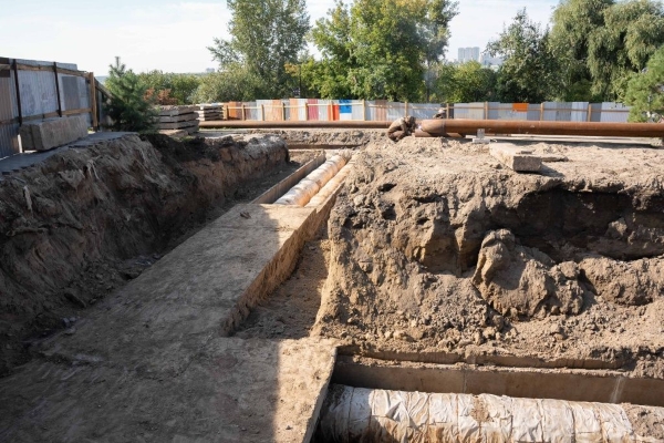 Новую тепловую магистраль досрочно запустили в Иркутске