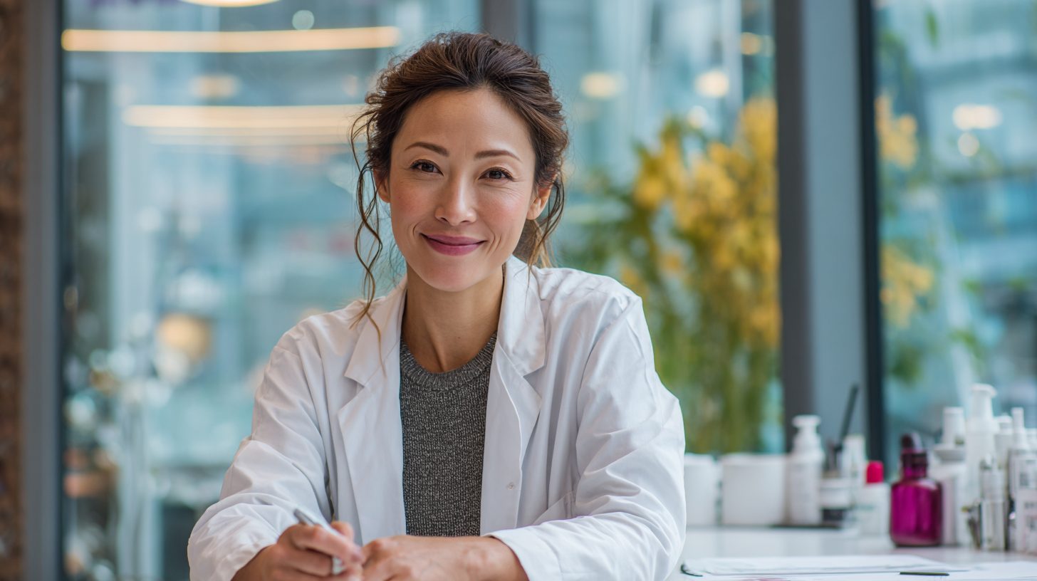 Косметолог дает экспертный совет по процедуре genosys