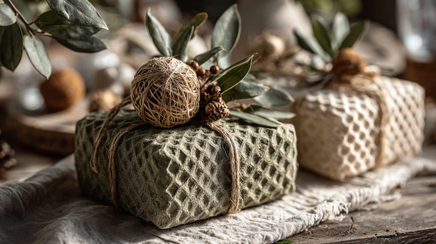 Экологичная упаковка хрупких подарков сотовой бумагой