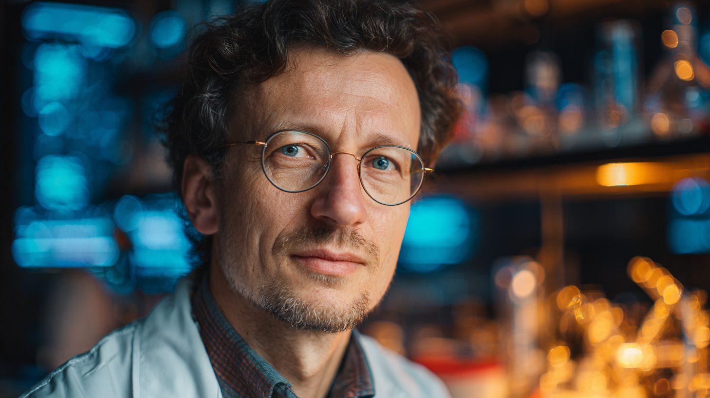 Дмитрий Крылов — портрет автора статьи в лабораторной обстановке