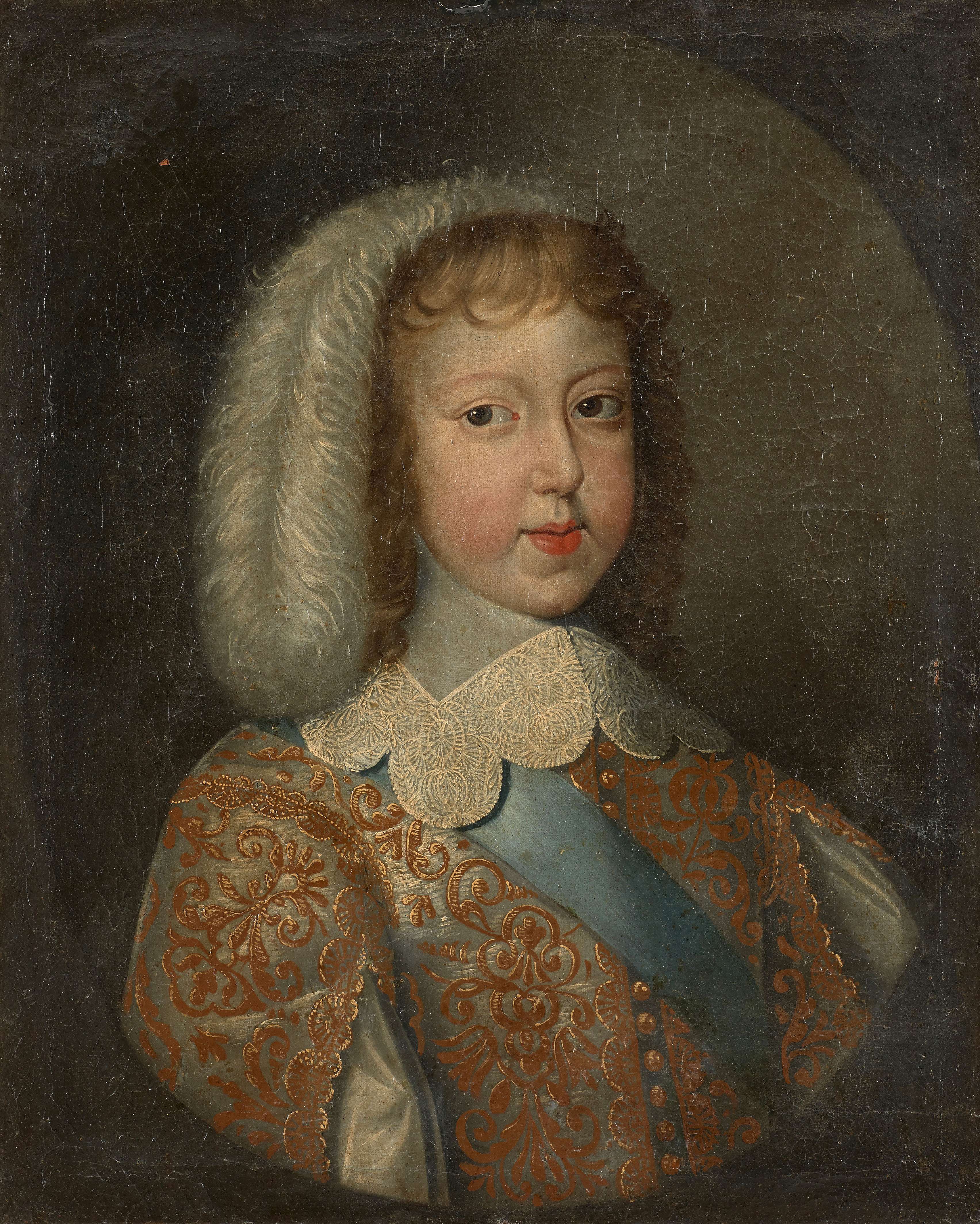18Ecole fran?aise du XVIIe si?cle Atelier des fr?res Beaubrun-Portrait de Louis XIV enfant.jpg