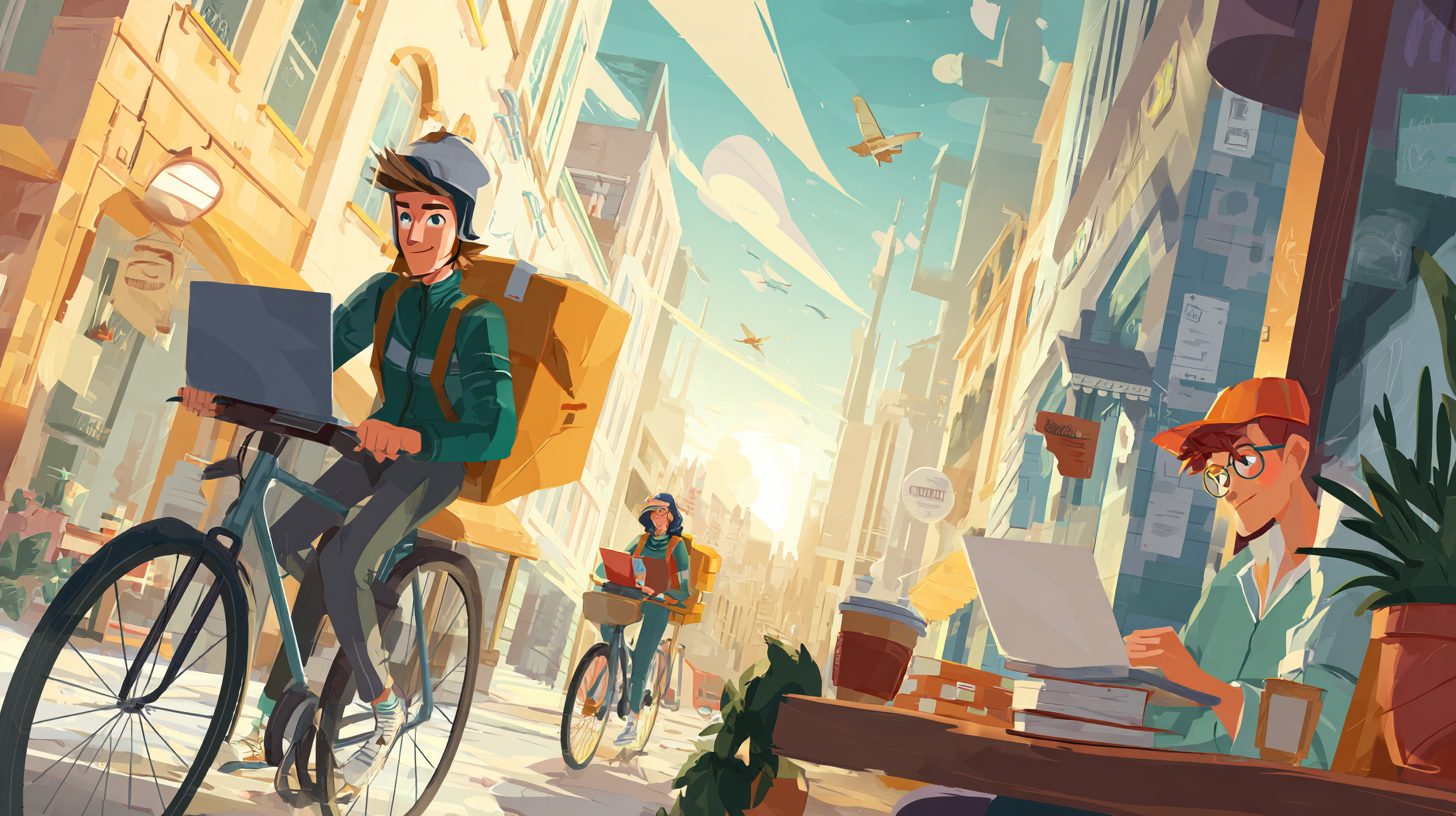 Различные варианты подработки: курьер, фрилансер, репетитоtrue