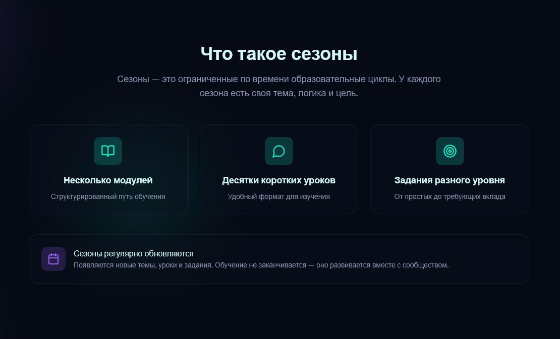 Как One World AI обучает поколение Z: сезоны, токены и AI-наставник