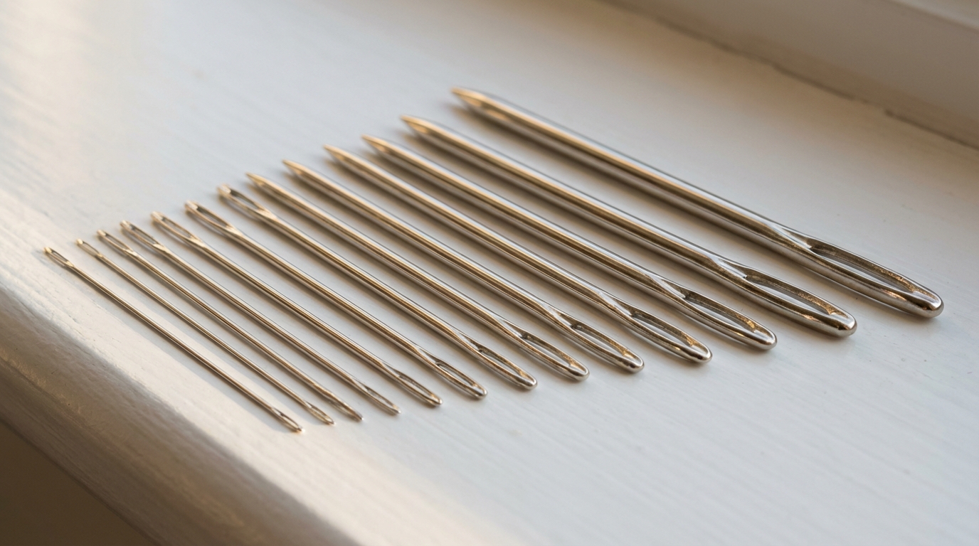 Набор игл для вышивки крестом разных размеров