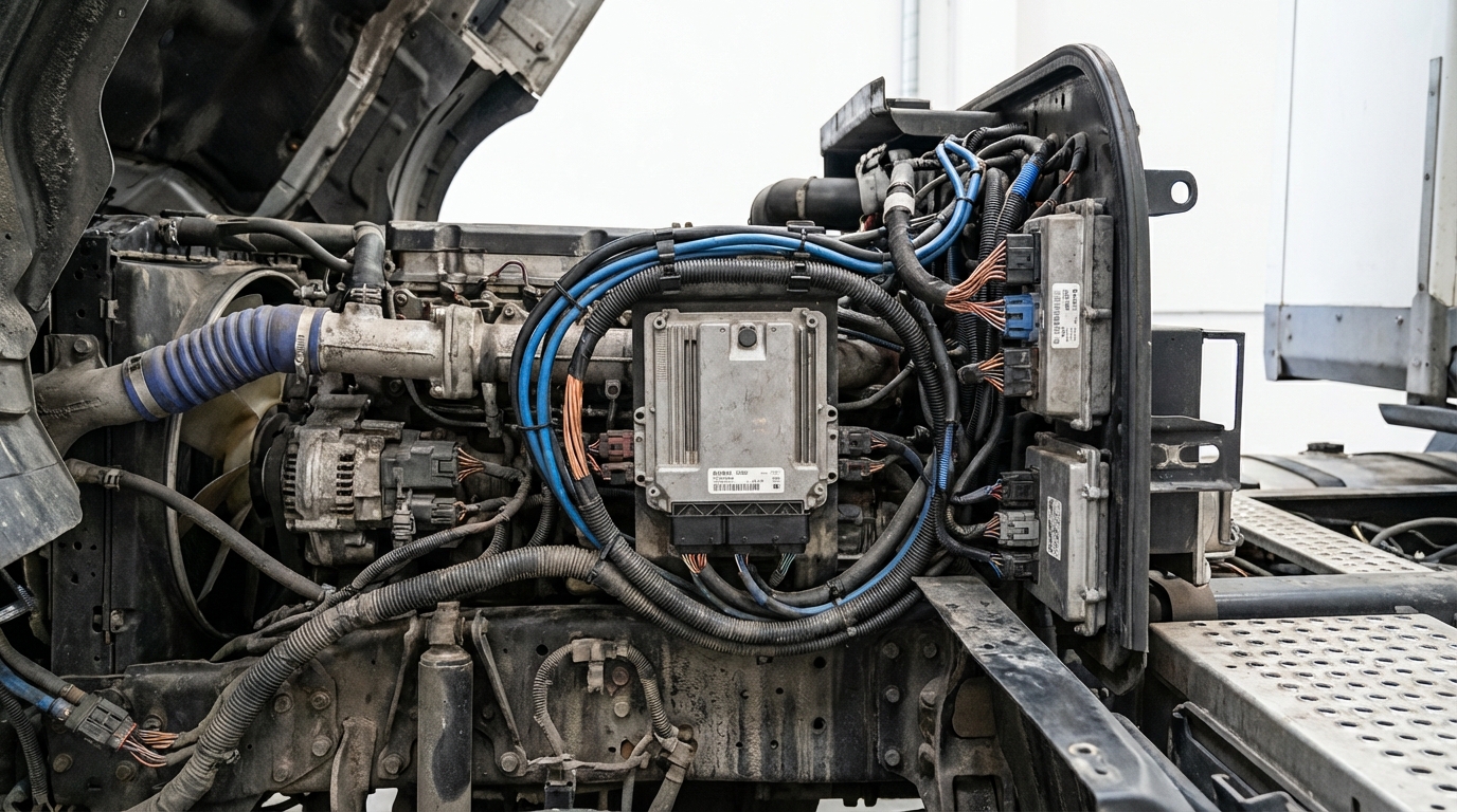 Структура CAN-шины в грузовом автомобиле