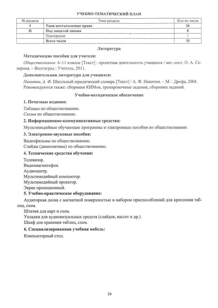 Ковригина Т. В. - Обществознание. Рабочие программы по учебникам А. Ф. Никитина. 6-11 кл. - 2011_pic25.jpg