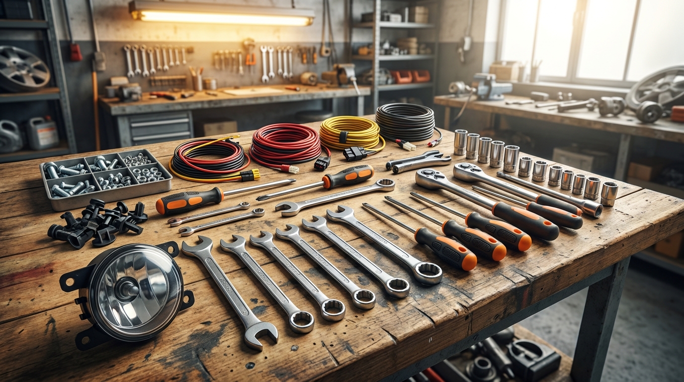 Инструменты для установки противотуманных фаtrue